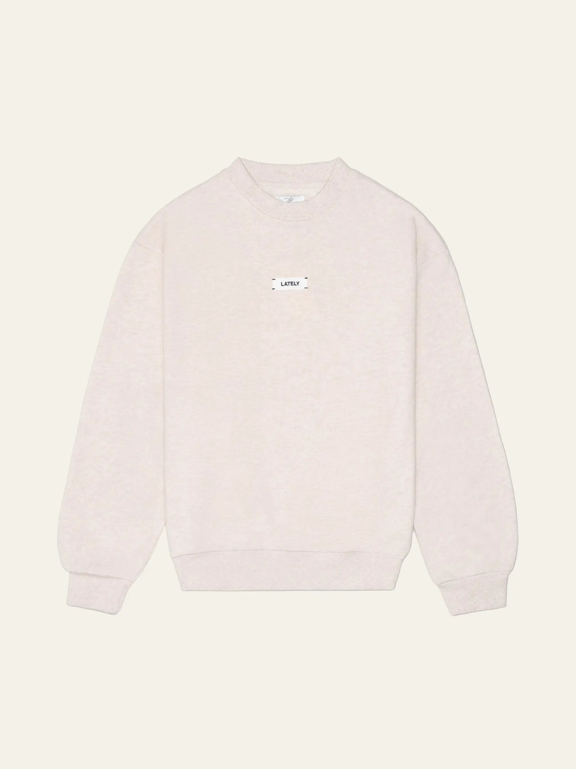 Core Crewneck Heathered Oatmeal